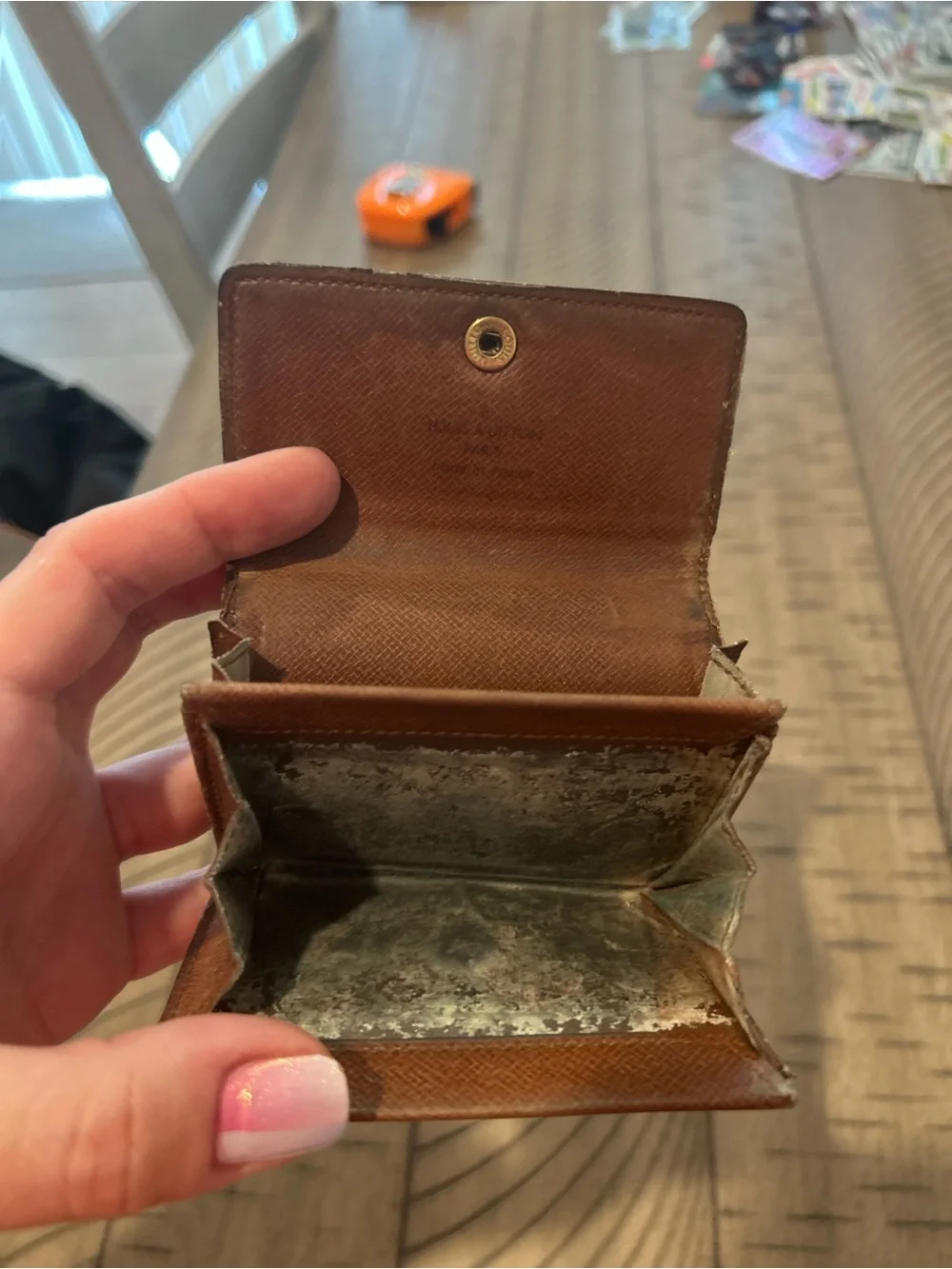 Louis Vuitton Brown Monogram Snap Card Holder